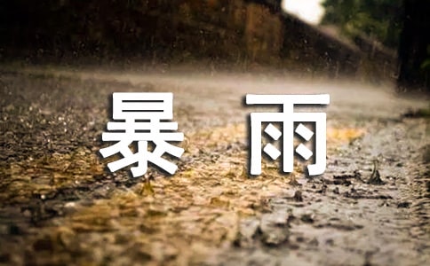 关于暴雨的日记(精选18篇)