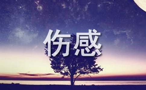 个人伤感难过心情日记
