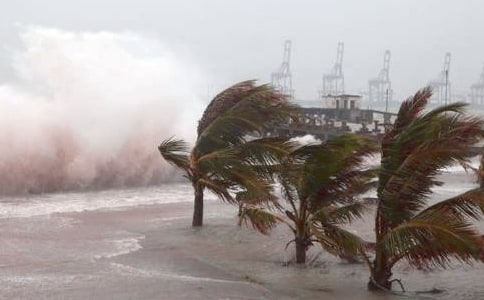 关于台风的日记